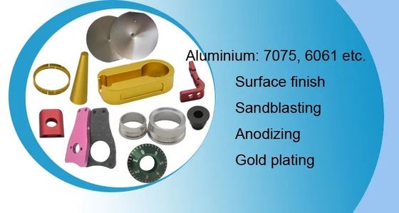 قطعات ماشینکاری فرز CNC آنودایز شده قطعات تراشکاری آلومینیومی سفارشی CNC