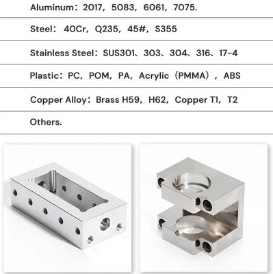 شکل سفارشی قطعات ماشینکاری CNC با سطح آبکاری OEM/ODM