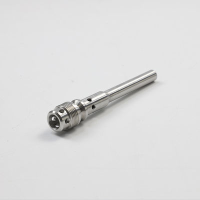 قطعات ماشینکاری CNC با دقت بالا نقره ای قطعات فرز تراشکاری CNC آنودایز