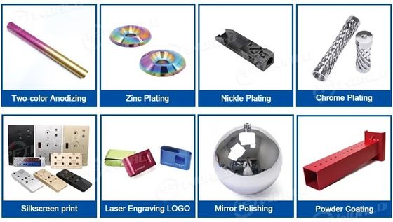 نمونه اولیه اولیه ماشینکاری سریع CNC قطعات آلومینیومی فرز CNC نصب شده